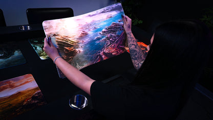 "Desolate Island" — Fallen Lands Playmat by Carlos Balarezo