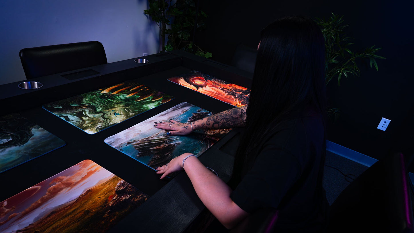 "Desolate Island" — Fallen Lands Playmat by Carlos Balarezo