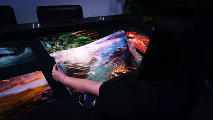 "Desolate Island" — Fallen Lands Playmat by Carlos Balarezo