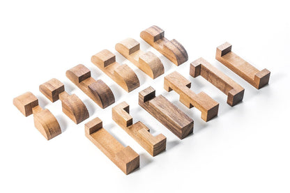 Diamond Cube 3 - Wooden Brain Teaser Puzzle