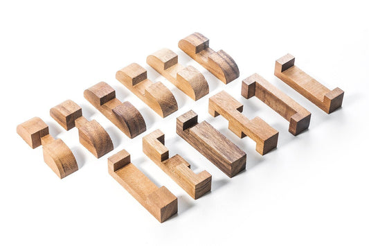 Diamond Cube 3 - Wooden Brain Teaser Puzzle
