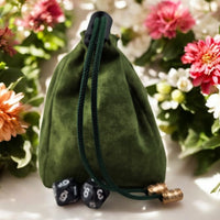 Dice and Flower dice bag, TTRPG