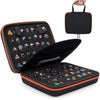 Dice Collection - DND Dice Set Storage Box + Zippered Dice Case + Logo Badge