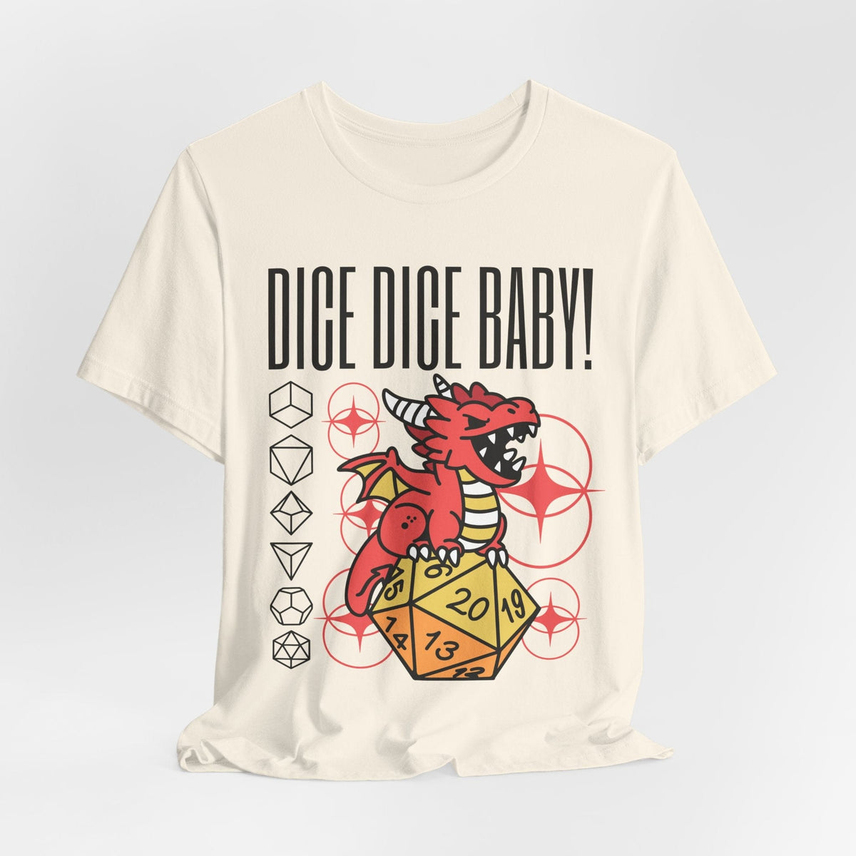 Dice Dice Baby D&D Shirt – Funny D&D T-Shirt | Sunburst RPG