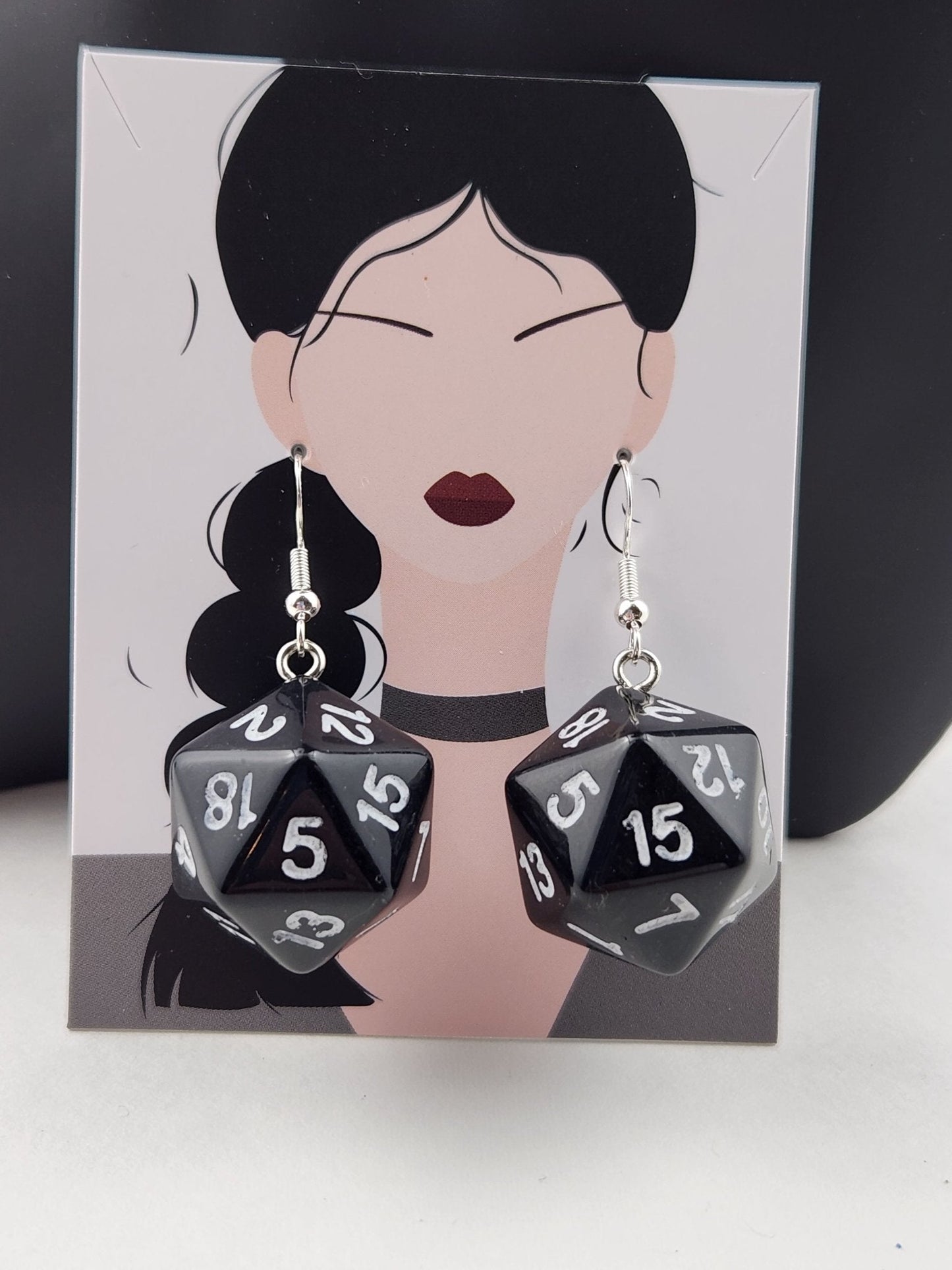 dice earrings