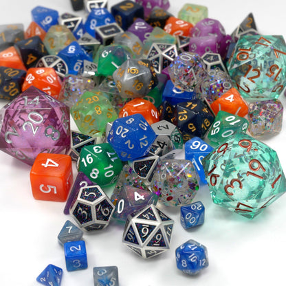 Mystery Hoard - 4x 14pc Dice Set Bundle + 1 RPG Accessory