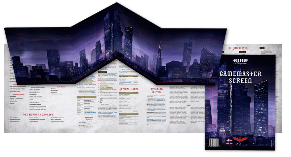 Kult: Divinity Lost GM Screen
