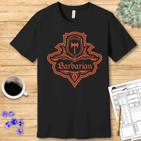 DnD Barbarian Class Emblem T-Shirt