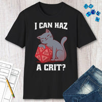 DnD Cat Shirt - I can haz a crit?