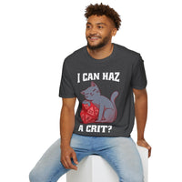 DnD Cat Shirt - I can haz a crit?
