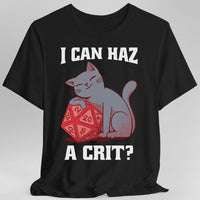 DnD Cat Shirt - I can haz a crit?