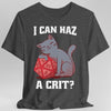 DnD Cat Shirt - I can haz a crit?