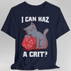 DnD Cat Shirt - I can haz a crit?