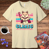 DnD Cleric Shirt - D&D Kawaii Class T-shirt