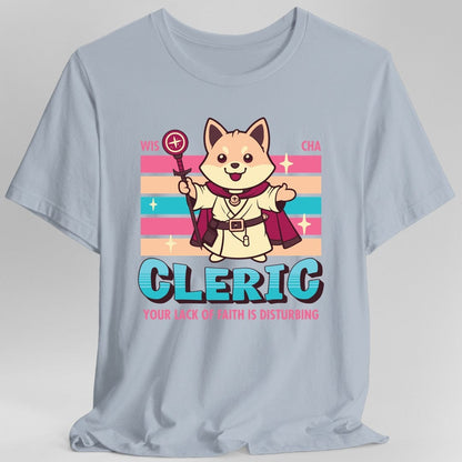 DnD Cleric Shirt - D&D Kawaii Class T-shirt