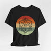 DnD D20 Shirt | Retro Sunset