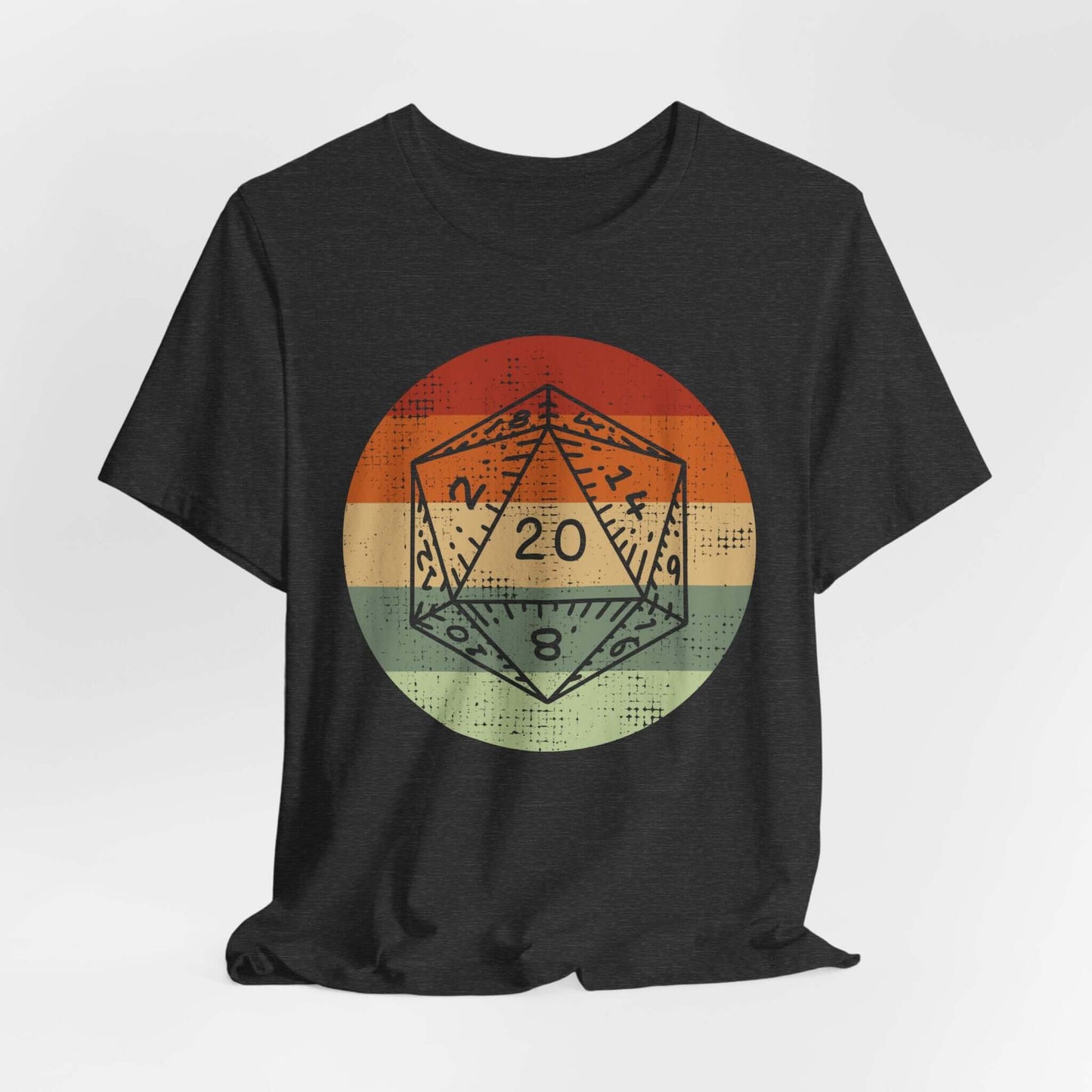 DnD D20 Shirt | Retro Sunset