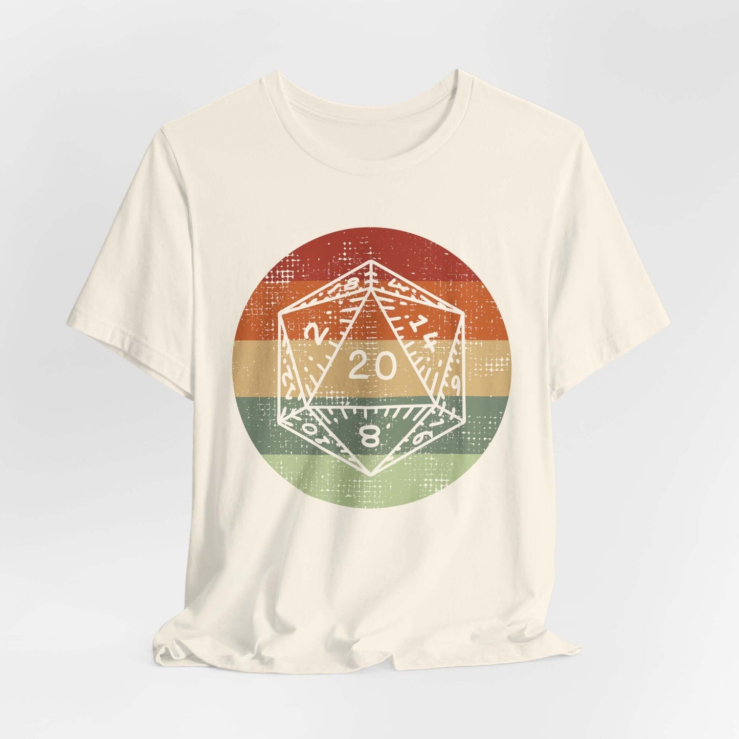 DnD D20 Shirt | Retro Sunset