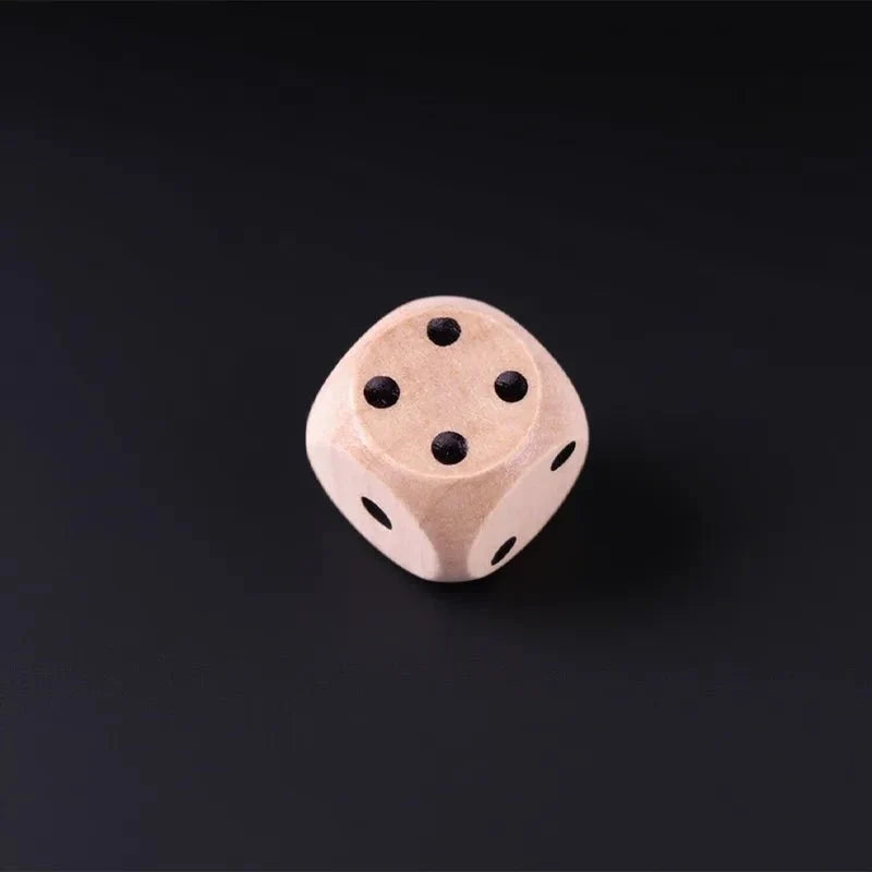 DND Dice 16mm Wooden D6 Classic Tabletop RPG Game Dice