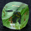 DND Dice | Diamond-Cut Green Glass Gemstone Dice Set