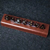 DND Dice - Engraved Gold Numbered Ruby Multi-Sided Dice Set