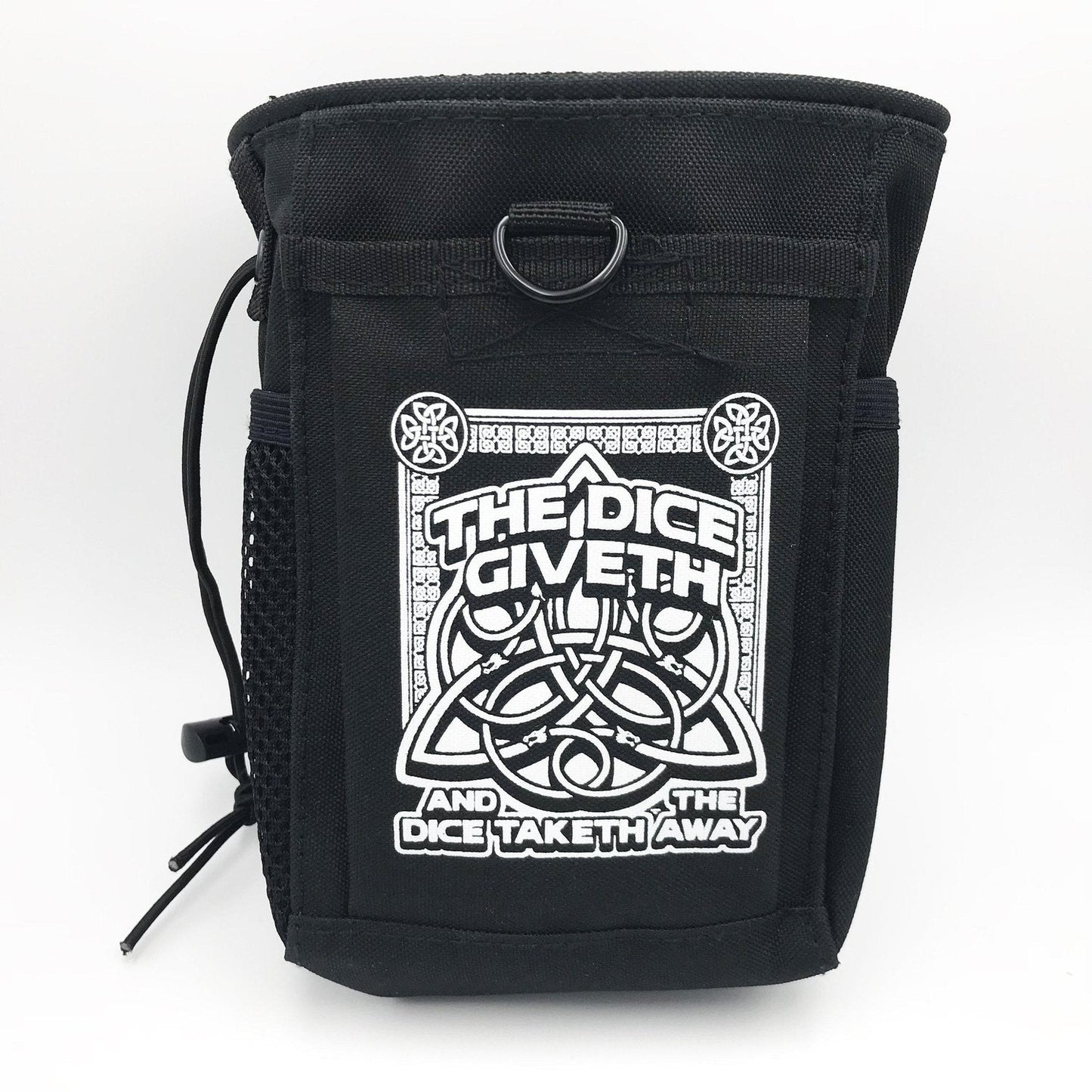 Dice Giveth and Taketh Deluxe Dice Bag – Large Waterproof RPG Dice Storage