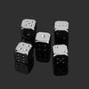 DND Dice Luminous Metal D6 Dice 5 Pack 13mm