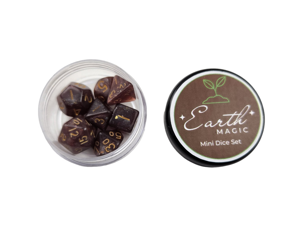 dnd mini dice set, Earth Magic