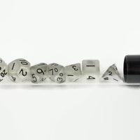 dnd mini dice set, glow in dark mini dice