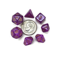 dnd mini dice set, Light Purple