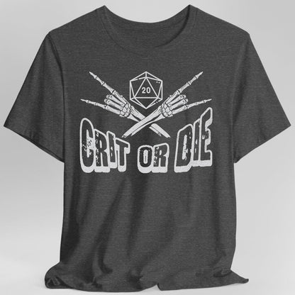 DnD Shirt - Crit or Die