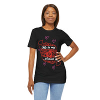 DND Valentines Gift Shirt - He is My Natural 20 - D&D Matching Couples Shirt