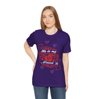 DND Valentines Gift Shirt - He is My Natural 20 - D&D Matching Couples Shirt