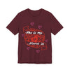 DND Valentines Gift Shirt - She is My Natural 20 - D&D Matching Couples Shirt