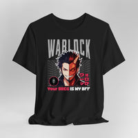 DnD Warlock T-shirt - Your BBEG Is My BFF