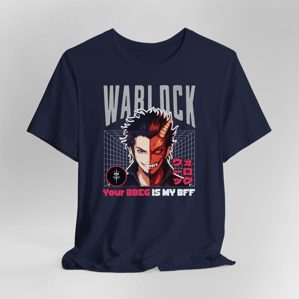 DnD Warlock T-shirt - Your BBEG Is My BFF
