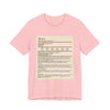 DnD Wife Stat Block T-Shirt