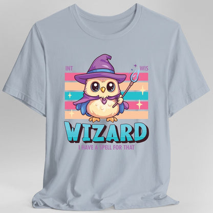 DnD Wizard T-Shirt - Kawaii Owl Class Tee