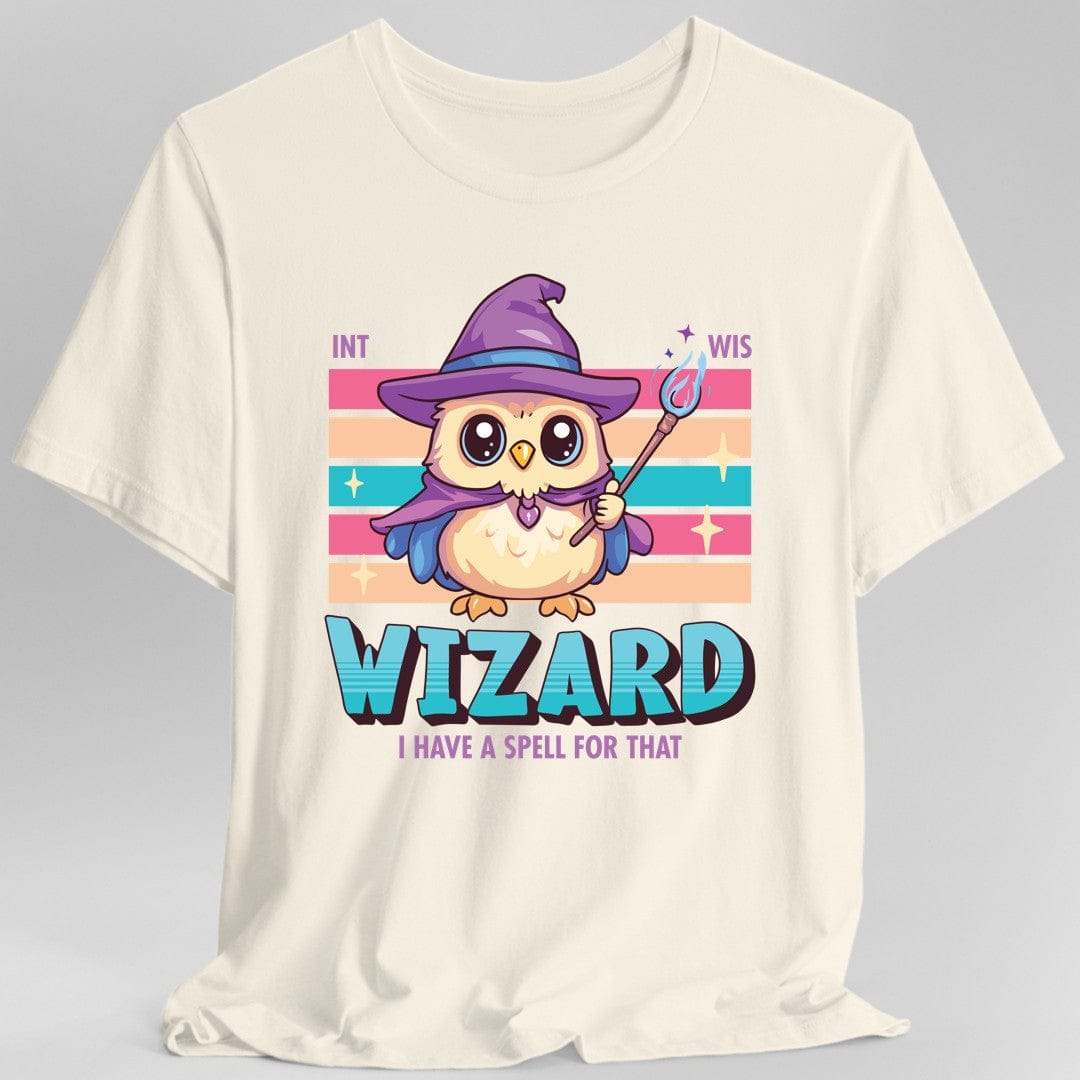 DnD Wizard T-Shirt - Kawaii Owl Class Tee