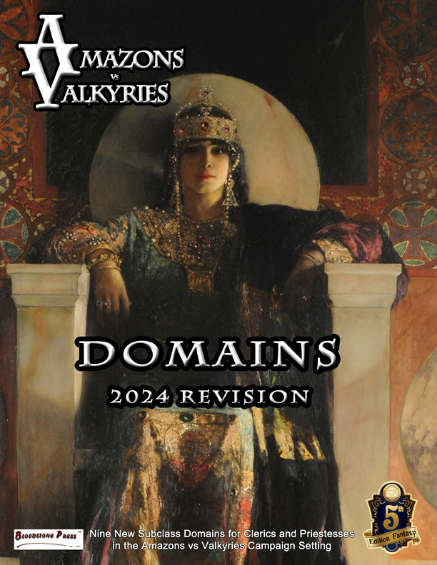 Amazons vs Valkyries: Domains (2024 Edition) – 9 Divine Domains for 5e
