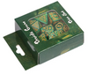 Druid Green Marble Pattern Dice | Green Dice w/Gold Art 7-Dice Set