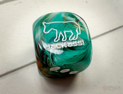 Donkey JACKASS! (Dice colors are filled at random) | Pipped Dice 16mm