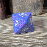 Speckled Lathyrus 8-Sided Doubling Cube | 1-128 Backgammon Type Novelty Dice