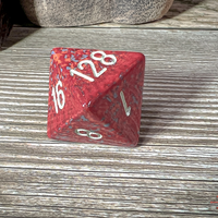 Speckled Mars 8-Sided Doubling Cube | 1-128 Backgammon Type Novelty Dice