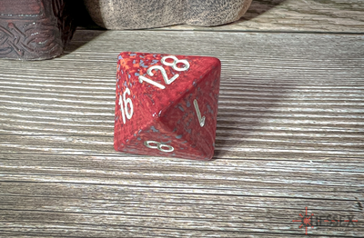 Speckled Mars 8-Sided Doubling Cube | 1-128 Backgammon Type Novelty Dice