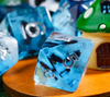Eagle Dice 7-Dice Set Blue w/ Black Eagle Inside Dnd Dice Set