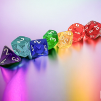 Prism Translucent GM & Beginner Player Polyhedral 7-Die Set