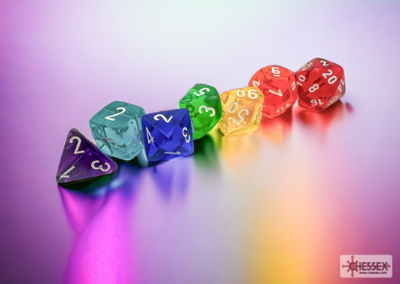 Prism Translucent GM & Beginner Player Polyhedral 7-Die Set