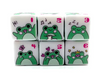 Frog Dice | Printed d6 Dice Featuring Cute Green Frog Numbered