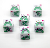 Frog Dice | Printed d6 Dice Featuring Cute Green Frog Numbered